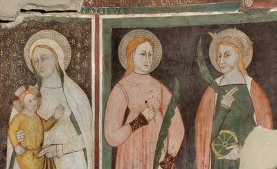 Transetto nord, Altare di San Michele Arcangelo, Dietro la pala d