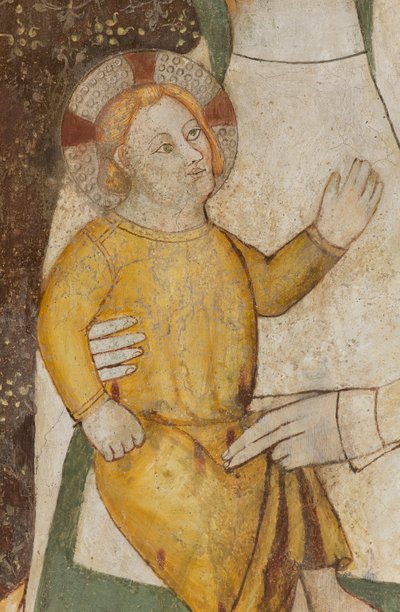 Transetto nord, Altare di San Michele Arcangelo, dietro la pala d