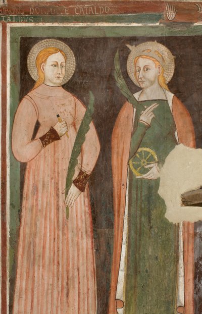 Transetto nord, Altare di San Michele Arcangelo, dietro la pala d