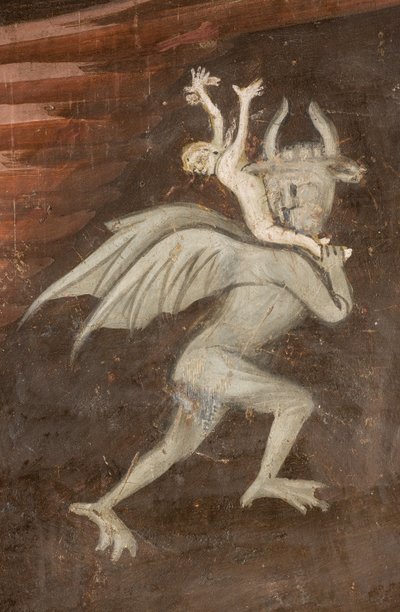 Transetto nord, Altare di San Michele Arcangelo, Dietro la pala d