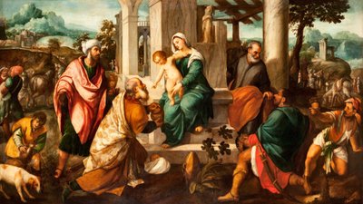 Adorazione dei Magi da Bonifazio Veronese