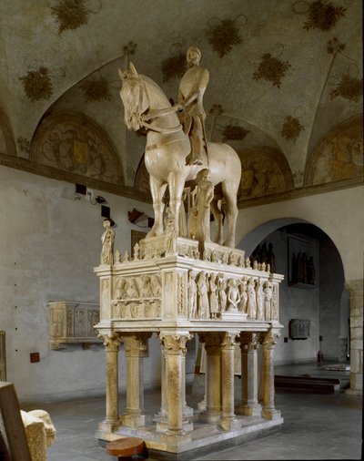 Monumento equestre in omaggio a Bernabò Visconti (scultura) da Bonino da Campione