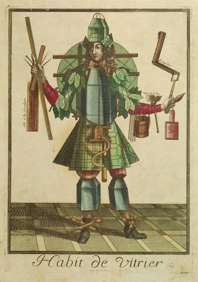 Il Costume dei Vetrai da Bonnart 1650 1750 Bonnart 1650 1750
