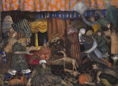 Mascherata dei bambini, 1912 da Boris Dmitrievich Grigoriev