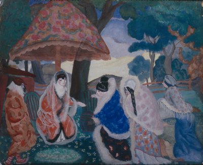 Saluto ai novelli sposi, 1913 da Boris Dmitrievich Grigoriev