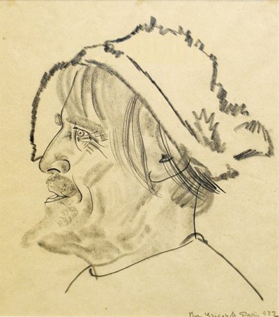 Konstantin Stanislavsky come Satin nella commedia I bassifondi di M. Gorky, 1922 da Boris Dmitrievich Grigoriev