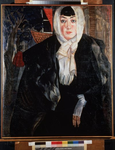Ritratto di donna da Boris Dmitrievich Grigoriev