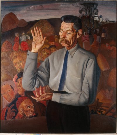Ritratto dello scrittore Maksim Gor