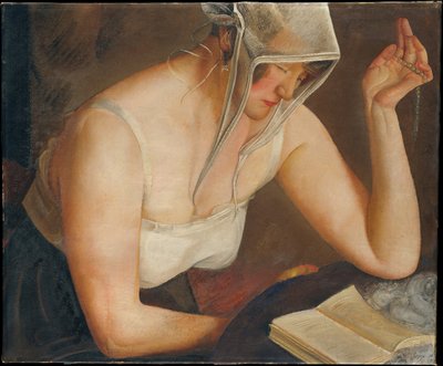 Donna che legge da Boris Dmitrievich Grigoriev