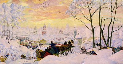 Maslenitsa da Boris Mikhailovich Kustodiev