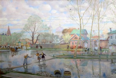 Primavera da Boris Mikhailovich Kustodiev