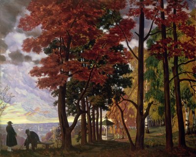Autunno da Boris Mikhailovich Kustodiev