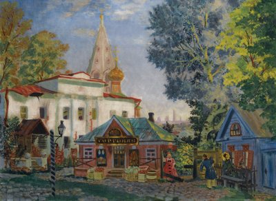 Nella provincia, 1920 da Boris Mikhailovich Kustodiev