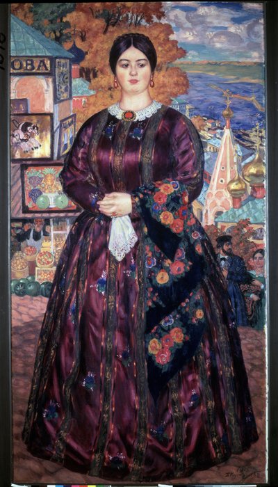 Mercante da Boris Mikhailovich Kustodiev
