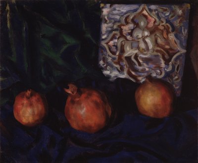 Natura morta. Melograni, 1910 da Boris Mikhailovich Kustodiev