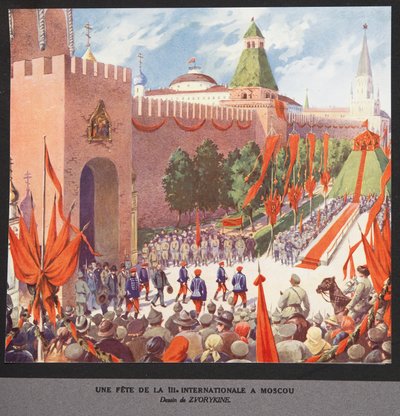 Celebrazione della Terza Internazionale, Mosca da Boris Vasilievich Zvorykin