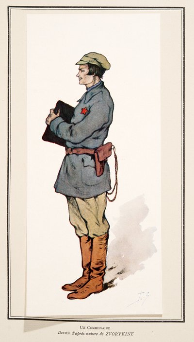 Commissario da Histoire des Soviets, pub. 1922 da Boris Vasilievich Zvorykin
