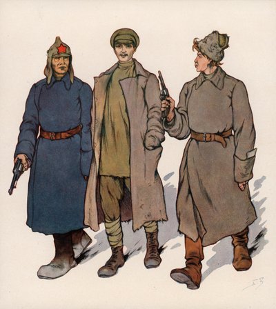 Detenuto condotto a un tribunale rivoluzionario sovietico da Boris Vasilievich Zvorykin