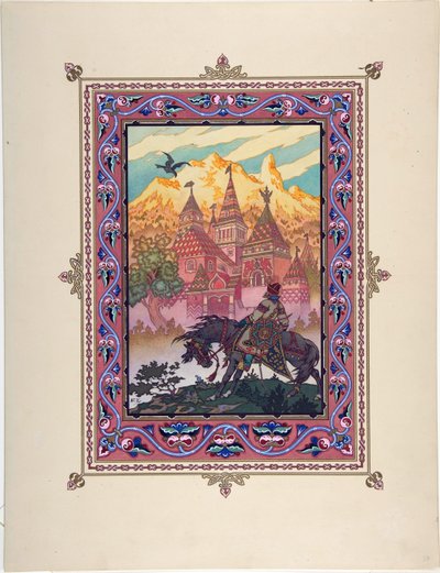 Illustrazione per la fiaba Marya Morevna (Maria dei mari) da Boris Vasilievich Zvorykin