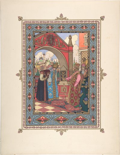 Illustrazione per la fiaba Vasilisa la Bella, c. 1925 da Boris Vasilievich Zvorykin