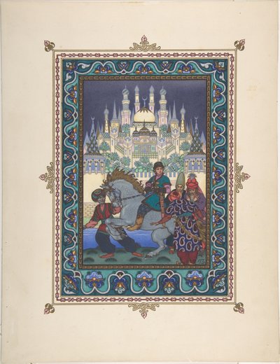 Illustrazione per la fiaba di Ivan Tsarevich, l