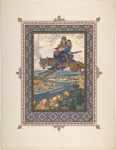 Illustrazione per la fiaba di Ivan Tsarevich, l