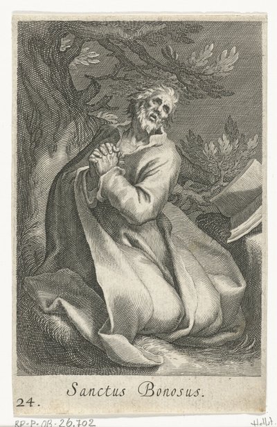 San Bonoso come eremita da Boëtius Adamsz. Bolswert