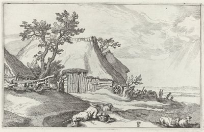 Paesaggio con fattoria da Boëtius Adamsz. Bolswert