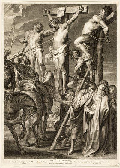 La Crocifissione da Boëtius Adamsz. Bolswert