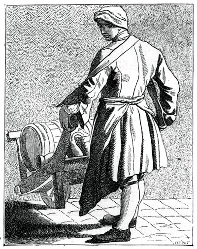 Produttore di aceto itinerante, 1737-1742 da Bouchardon