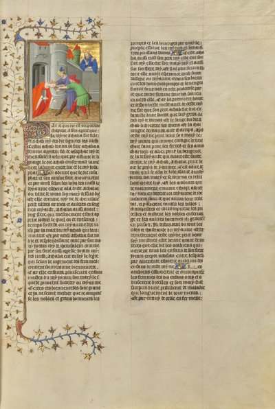 Athaliah, regina di Giuda, trascinata fuori dal Tempio da Boucicaut Master