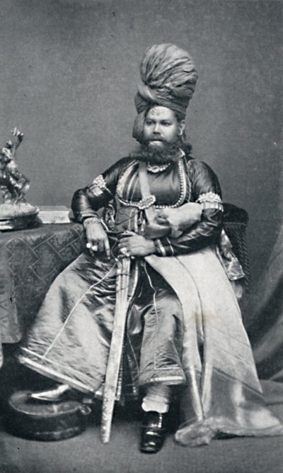 Maharaja di Panab, Presidenza di Bombay, 1902 da Bourne and Shepherd