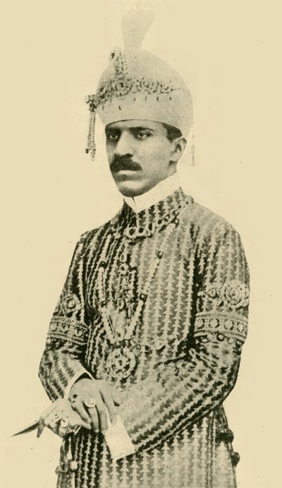 Il Nizam di Hyderabad da Bourne and Shepherd