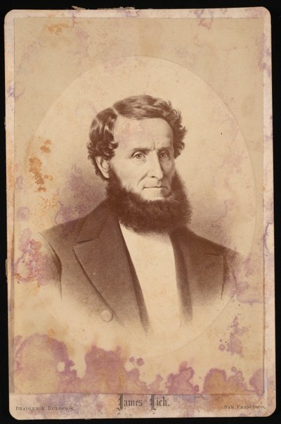 Ritratto di James Lick 1796-1876 da Bradley and Rulofson