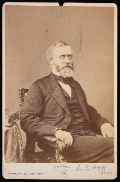 Ritratto di Ebenezer Rockwood Hoar, prima del 1895 da Brady