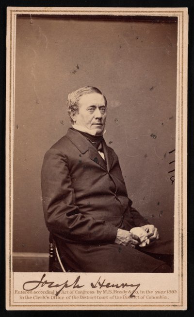 Ritratto di Joseph Henry da Brady