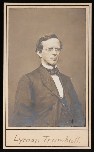 Ritratto di Lyman Trumbull 1813-1896, tra il 1864 e il 1868 da Brady