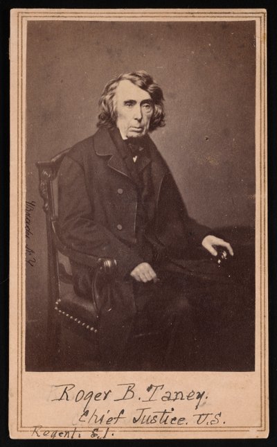 Ritratto di Roger Brooke Taney 1777-1864 da Brady