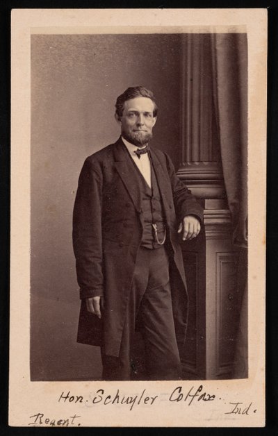 Ritratto di Schuyler Colfax da Brady
