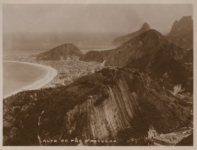 Vista dalla cima del Pan di Zucchero, Rio de Janeiro (foto b/n) da Brazilian Photographer