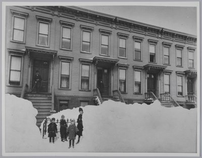 Bufera di neve del marzo 1888, Brooklyn da Breading G. Way
