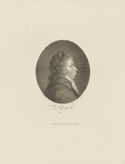 Ritratto del compositore Ignace Pleyel 1757-1831, c. 1800 da Breitkopf and Härtel