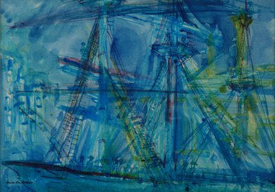 Schooner blu da Brenda Brin Booker