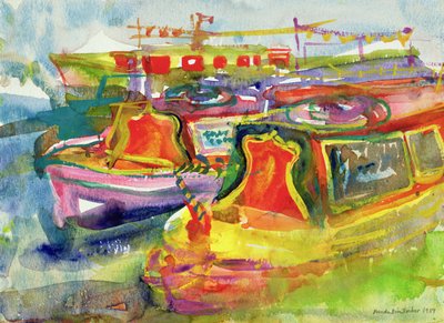 Barche sul canale, 1989 da Brenda Brin Booker