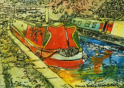 Barche sul canale, Camden da Brenda Brin Booker