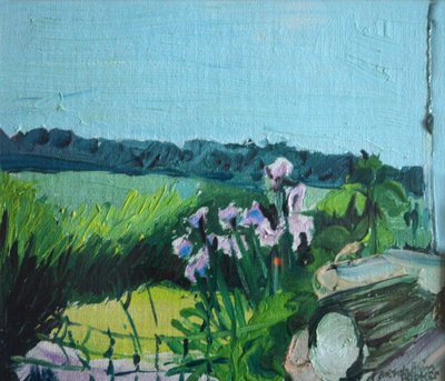 Iris nel giardino da Brenda Brin Booker
