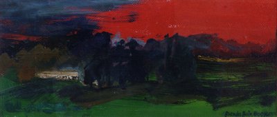 Paesaggio con cielo rosso da Brenda Brin Booker