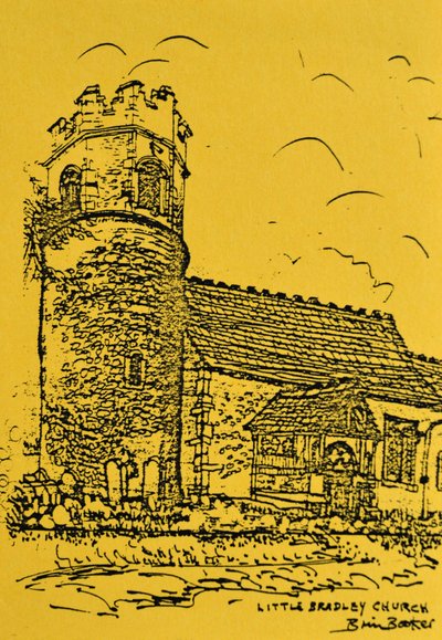 Chiesa di Little Bradley, Suffolk da Brenda Brin Booker