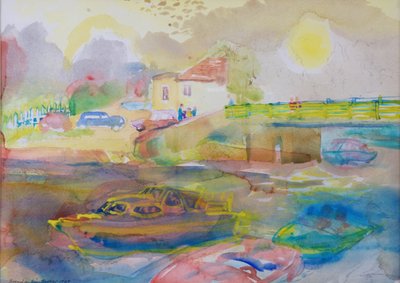 Villaggio vicino al fiume, 1989 da Brenda Brin Booker