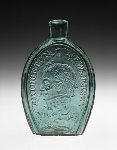Fiasca figurata da Bridgeton Glass Works